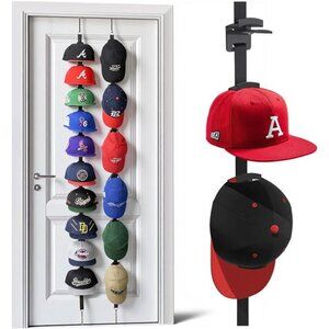 Hat Rack For Door Baseball Cap Organizer Over Door Hanging Hat Storage